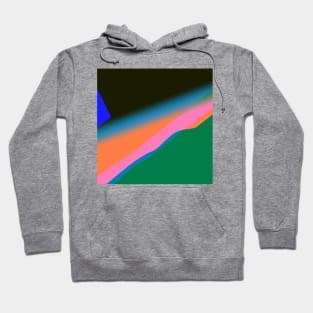 red blue green orange abstract texture Hoodie